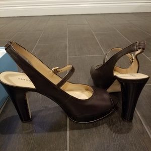 Antonio Melani Ankle Strap Mary Jane Heels